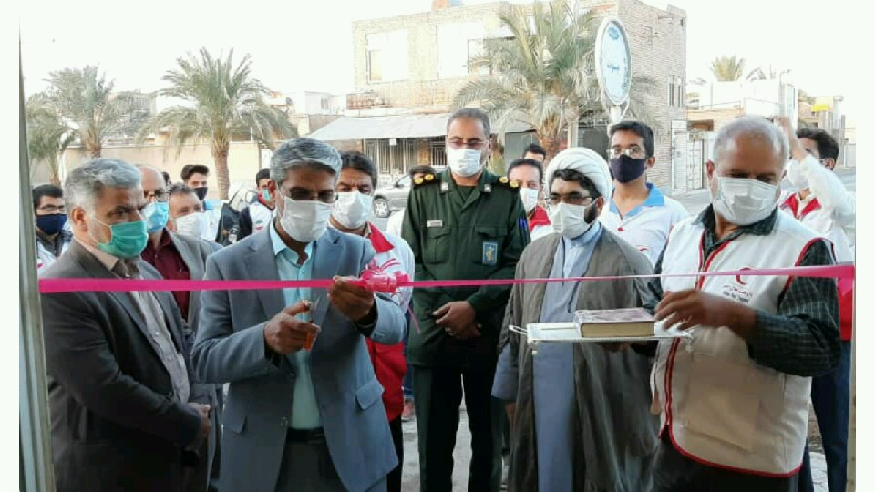 افتتاح خانه هلال مسجد الزهرا شهر خور توسط فرماندار شهرستان خوروبیابانک