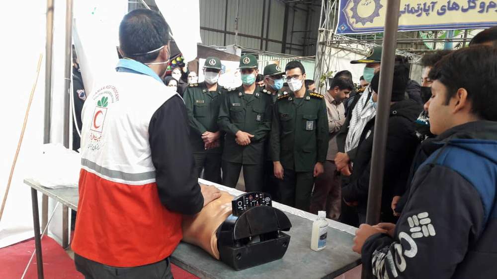 حضور جمعیت هلال احمر شهرستان مبارکه در نمایشگاه بزرگ اقتصاد مردمی 